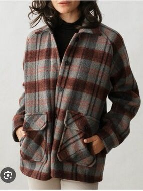 Anian Plaid Wool Georgia Jacket